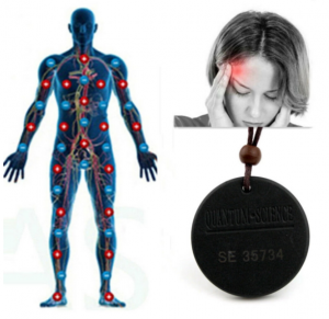Collier à pendentif énergie quantique, Anti-EMF, Protection contre les radiation