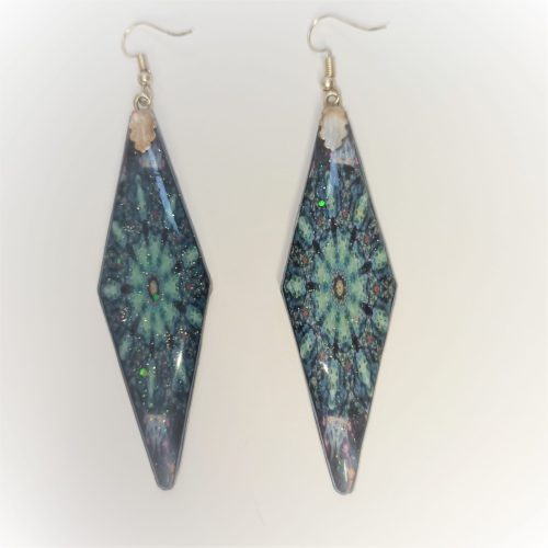 Boucle d'oreilles type mandala