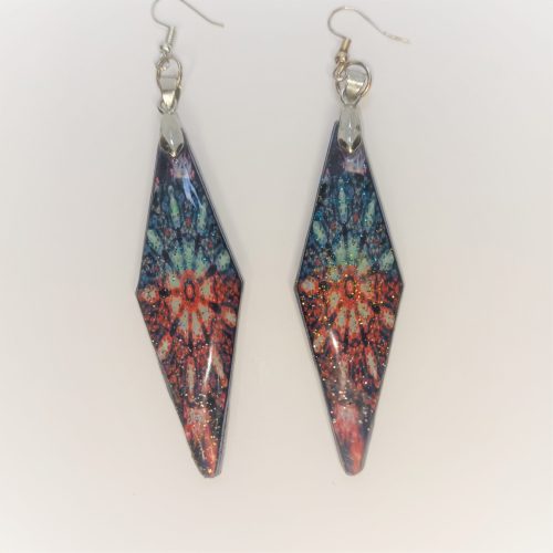boucle d'oreilles mandala