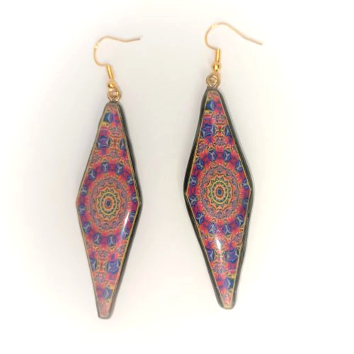 boucles d'oreilles mandala