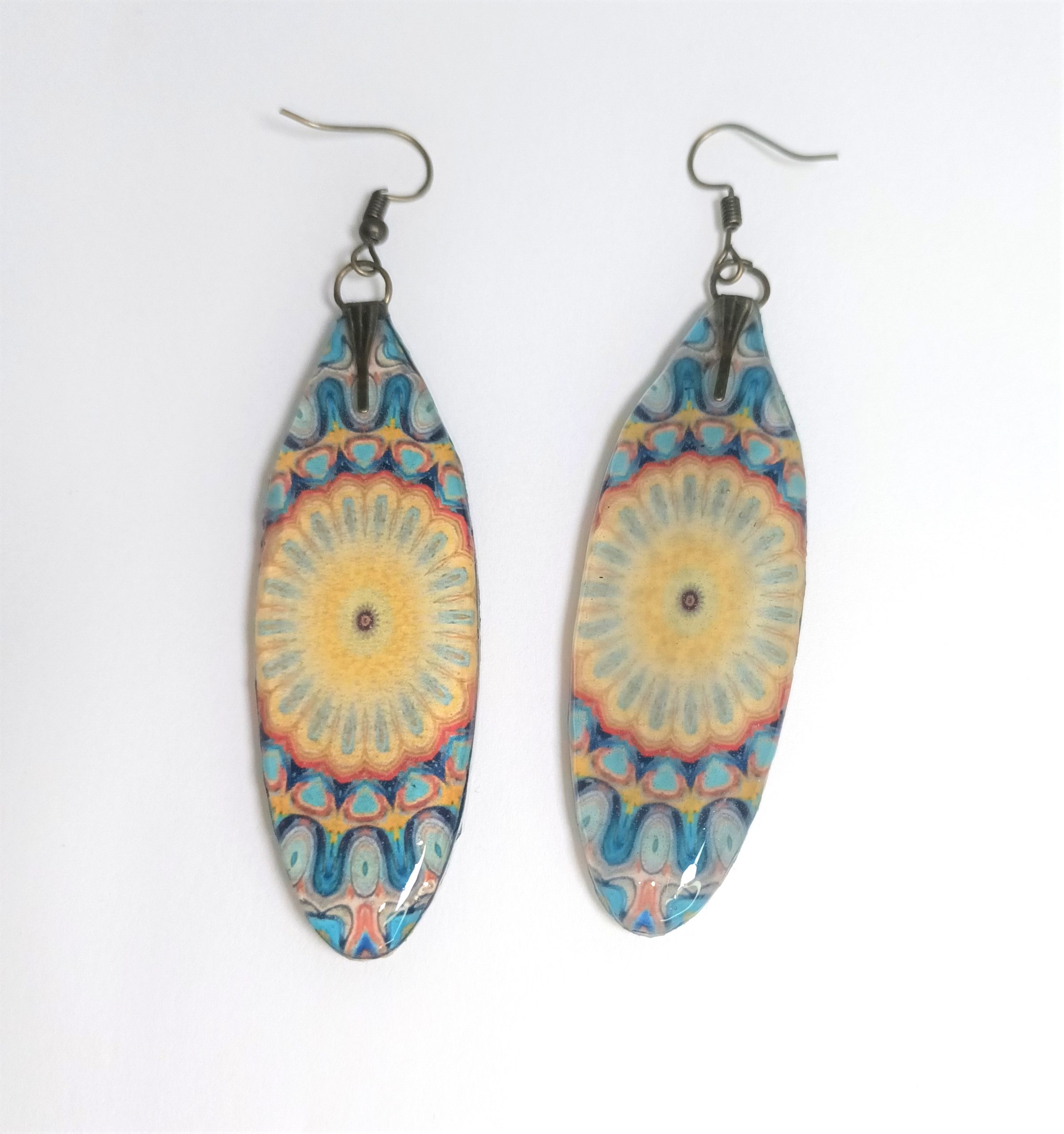 boucles d'oreilles spychédéliques